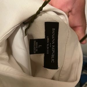 Banana republic linen shirt medium